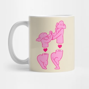 Pink Elephants Dancing Mug